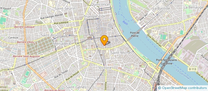 localisation de l'entreprise MONSIEUR GAUTHIER PRUVOST à BORDEAUX