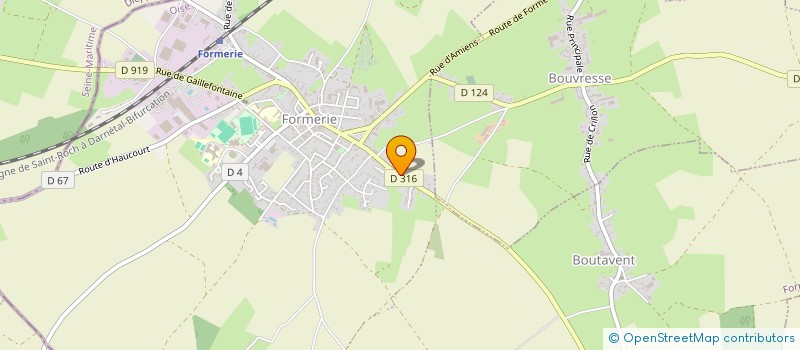 localisation de l'entreprise MONSIEUR GAUTHIER PRUVOST  FOUILLOY