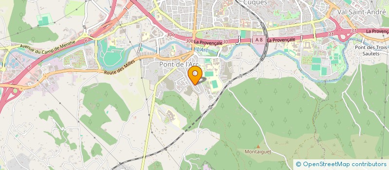 localisation de l'entreprise MONSIEUR GAUTHIER RATINAUD à AIX-EN-PROVENCE