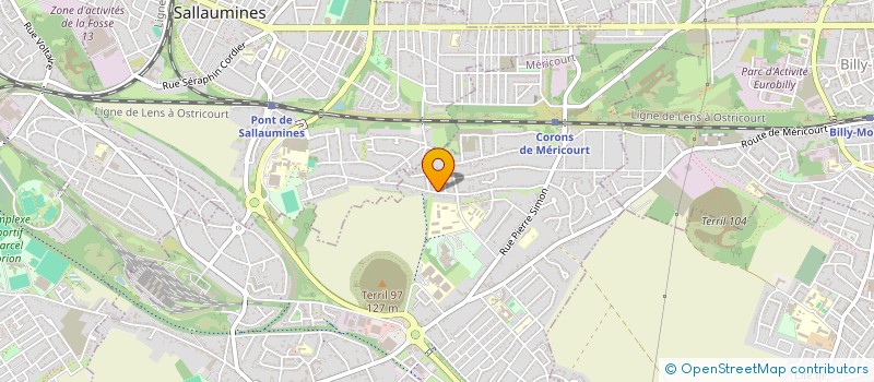 localisation de l'entreprise MONSIEUR GAUTHIER REGNIER  MERICOURT