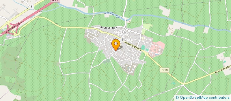 localisation de l'entreprise MONSIEUR GAUTHIER RIBES à LIEURAN-LES-BEZIERS