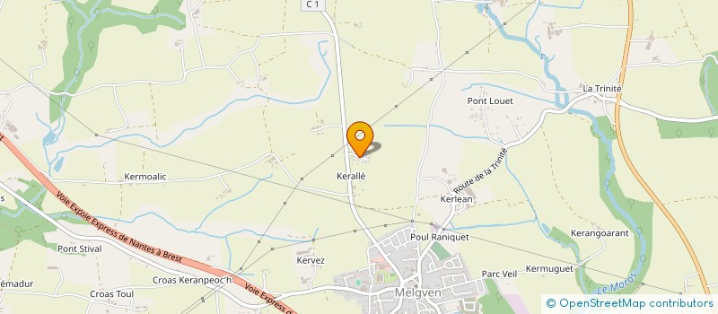 localisation de l'entreprise MONSIEUR GAUTHIER RICHARD  MELGVEN