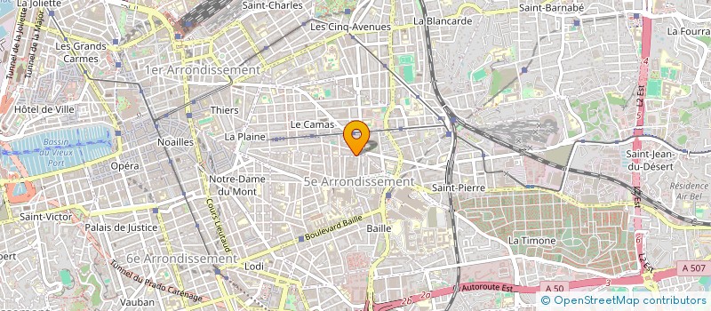 localisation de l'entreprise MONSIEUR GAUTHIER ROUBAUD à MARSEILLE