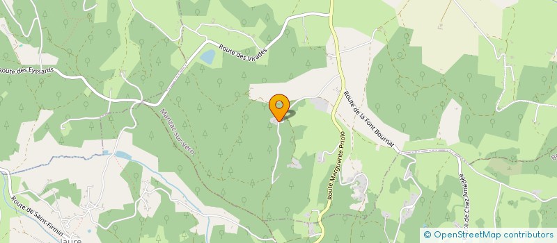 localisation de l'entreprise MONSIEUR GAUTHIER ROUSSARD  MANZAC-SUR-VERN