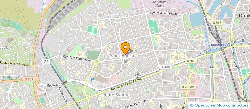 localisation de l'entreprise MONSIEUR GAUTHIER ROUSSEL à DUNKERQUE