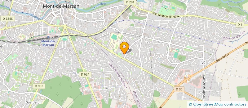 localisation de l'entreprise MONSIEUR GAUTHIER SAINT-GERMAIN  MONT-DE-MARSAN