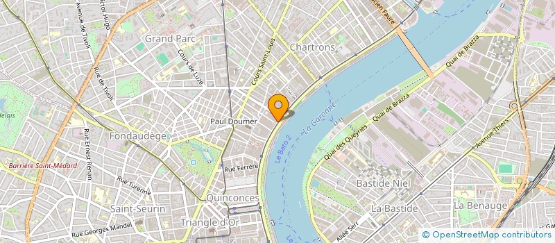 localisation de l'entreprise MONSIEUR GAUTHIER SALLES  BORDEAUX