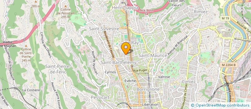localisation de l'entreprise MONSIEUR GAUTHIER SANSOLDI à NICE