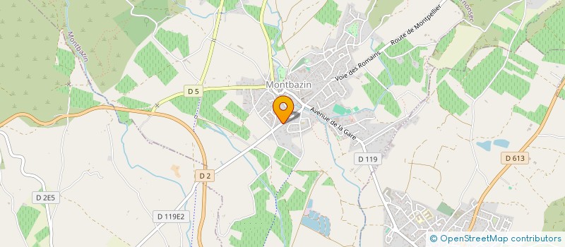 localisation de l'entreprise MONSIEUR GAUTHIER SEGURA à MONTBAZIN