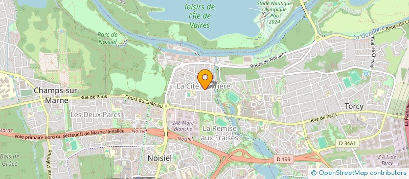 localisation de l'entreprise MONSIEUR GAUTHIER SIMON  NOISIEL