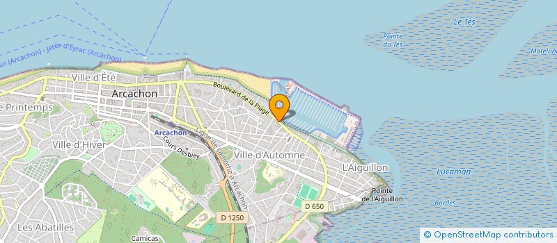 localisation de l'entreprise MONSIEUR GAUTHIER SOUCHAUD à ARCACHON