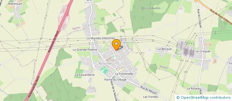 localisation de l'entreprise MONSIEUR GAUTHIER TUNE  ATTICHES