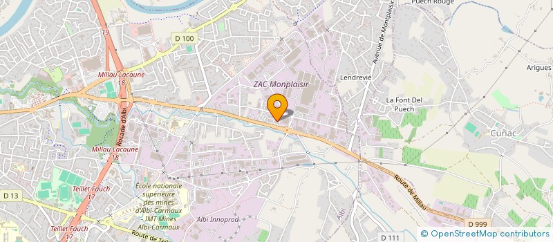 localisation de l'entreprise MONSIEUR GAUTHIER VANDERHEYDEN à ALBI