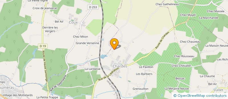 localisation de l'entreprise MONSIEUR GAUTHIER VANDEWEEGHE  MONTENDRE