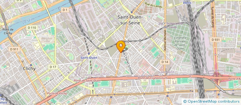 localisation de l'entreprise MONSIEUR GAUTHIER VIAL à SAINT-OUEN-SUR-SEINE
