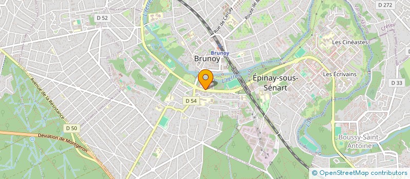 localisation de l'entreprise MONSIEUR GAUTHIER VIGARIE  BRUNOY