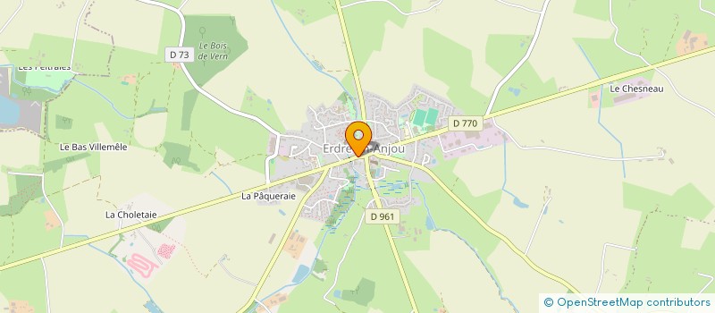 localisation de l'entreprise MONSIEUR GAUTHIER VRANKEN à ERDRE-EN-ANJOU