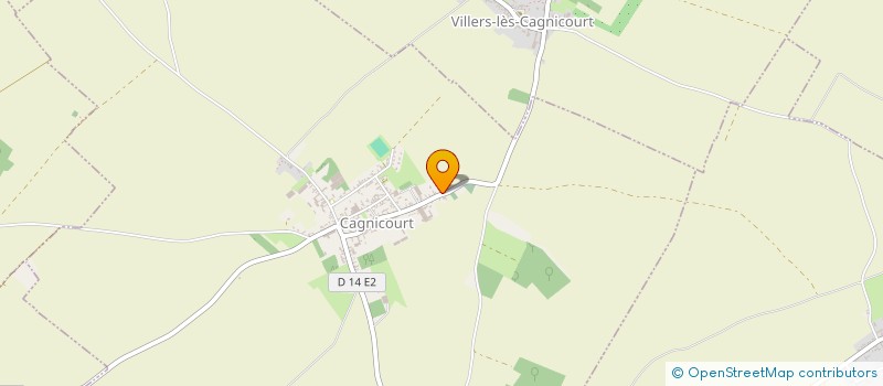 localisation de l'entreprise MONSIEUR GAUTHIEZ TELLE  CAGNICOURT