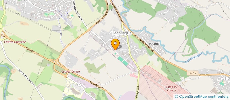 localisation de l'entreprise MONSIEUR GAUTIER ALCOUFFE  LAGARRIGUE