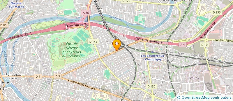 localisation de l'entreprise MONSIEUR GAUTIER AMORY  CHAMPIGNY-SUR-MARNE