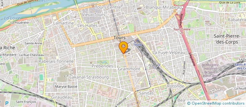 localisation de l'entreprise MONSIEUR GAUTIER ANDRES  TOURS