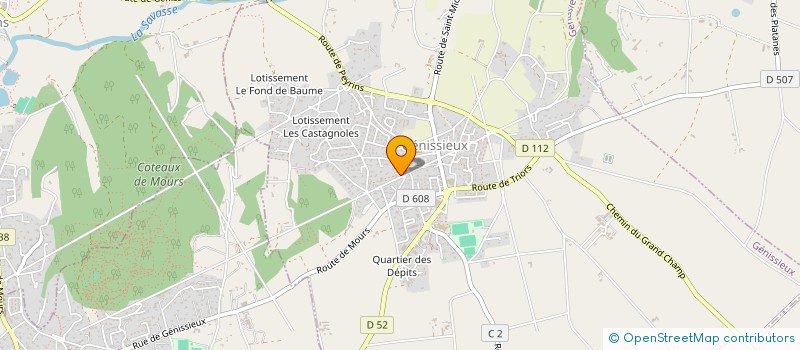 localisation de l'entreprise MONSIEUR GAUTIER AZRIA  GENISSIEUX