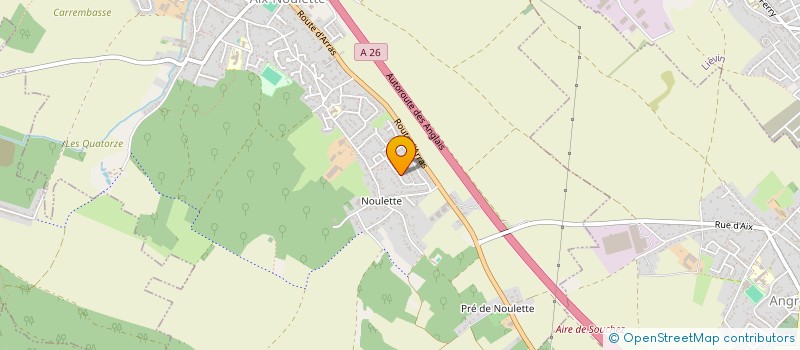 localisation de l'entreprise MONSIEUR GAUTIER BAELEN  AIX-NOULETTE