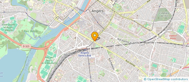 localisation de l'entreprise MONSIEUR GAUTIER BELLOUARD à ANGERS