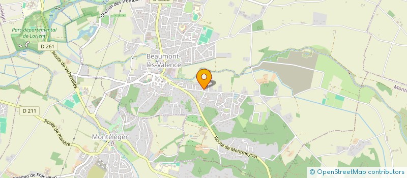 localisation de l'entreprise MONSIEUR GAUTIER BENISTANT  BEAUMONT-LES-VALENCE