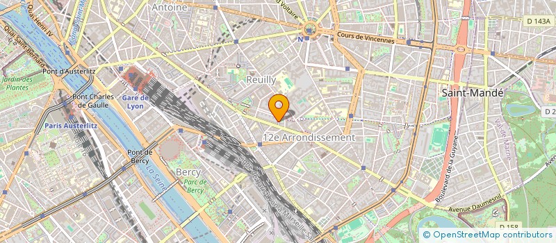 localisation de l'entreprise MONSIEUR GAUTIER BERTHET  PARIS