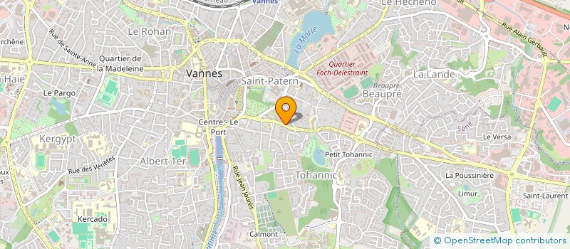 localisation de l'entreprise MONSIEUR GAUTIER BERTHO à VANNES