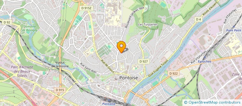 localisation de l'entreprise MONSIEUR GAUTIER BEUREL  PONTOISE