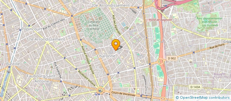 localisation de l'entreprise MONSIEUR GAUTIER BICHERON  PARIS