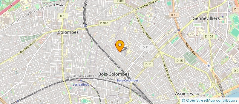 localisation de l'entreprise MONSIEUR GAUTIER BLONDEL à BOIS-COLOMBES