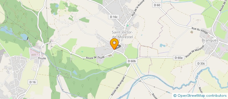 localisation de l'entreprise MONSIEUR GAUTIER BRASSEUR  SAINT-VICTOR-DE-MORESTEL