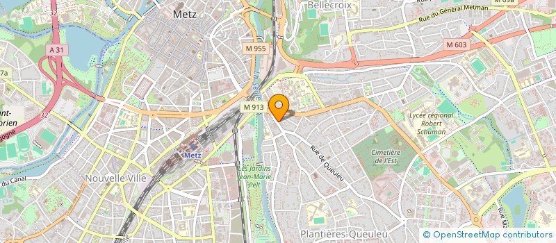 localisation de l'entreprise MONSIEUR GAUTIER CHARLES  METZ