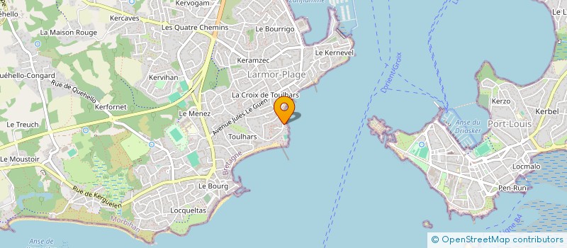 localisation de l'entreprise MONSIEUR GAUTIER CLOIX à LARMOR-PLAGE