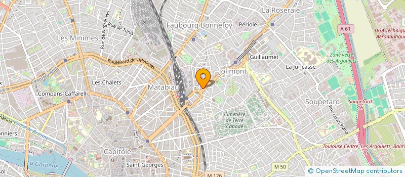 localisation de l'entreprise MONSIEUR GAUTIER CONSTANS  TOULOUSE