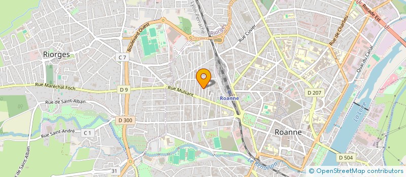 localisation de l'entreprise MONSIEUR GAUTIER DANIERE  ROANNE