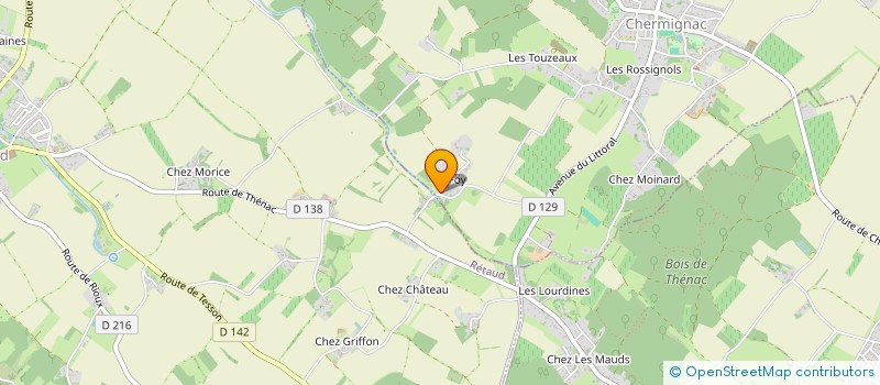 localisation de l'entreprise MONSIEUR GAUTIER DAUTEMER à CHERMIGNAC