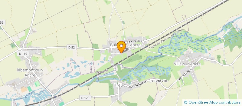 localisation de l'entreprise MONSIEUR GAUTIER DAUTHIEUX  MESNIL-MARTINSART