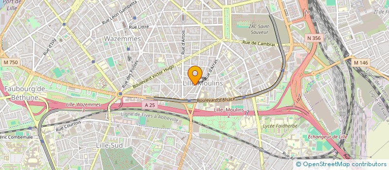 localisation de l'entreprise MONSIEUR GAUTIER DECROIX à LILLE