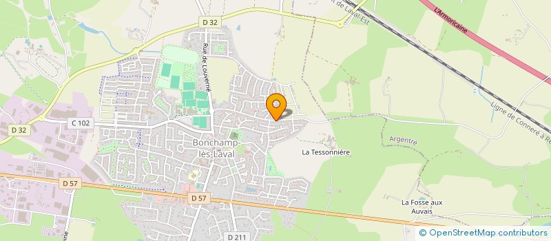 localisation de l'entreprise MONSIEUR GAUTIER DELCROS à BONCHAMP-LES-LAVAL