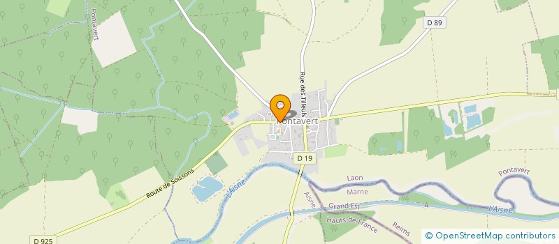 localisation de l'entreprise MONSIEUR GAUTIER DELOR à PONTAVERT