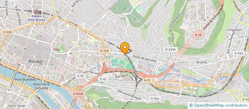 localisation de l'entreprise MONSIEUR GAUTIER DELTOMBE à ROUEN