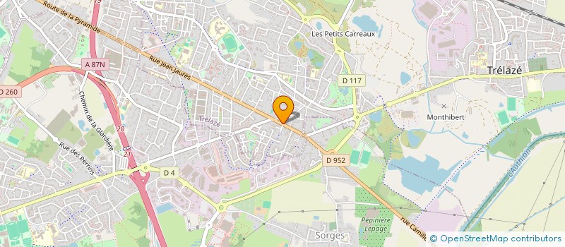 localisation de l'entreprise MONSIEUR GAUTIER DEMARQUE  TRELAZE