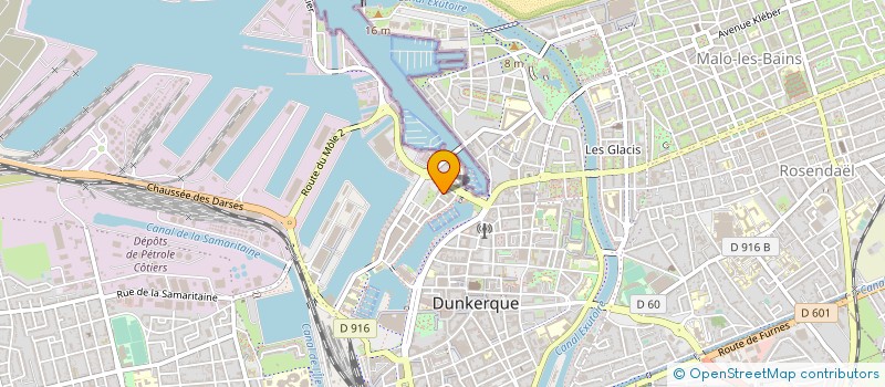 localisation de l'entreprise MONSIEUR GAUTIER DESBONNETS à DUNKERQUE