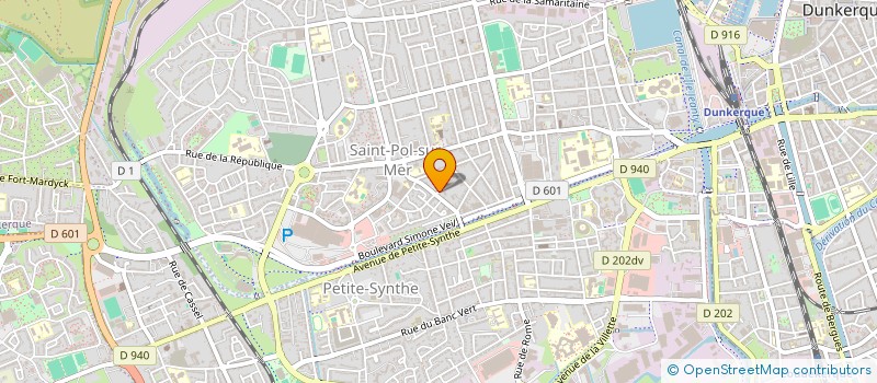 localisation de l'entreprise MONSIEUR GAUTIER DESTEIRDT à DUNKERQUE