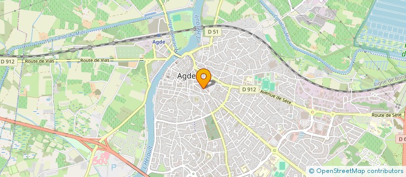 localisation de l'entreprise MONSIEUR GAUTIER DOMINGUES DOS SANTOS  AGDE