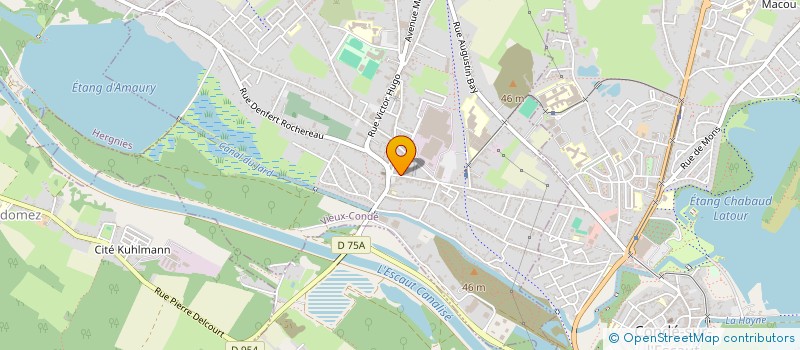 localisation de l'entreprise MONSIEUR GAUTIER DUBOIS  VIEUX-CONDE